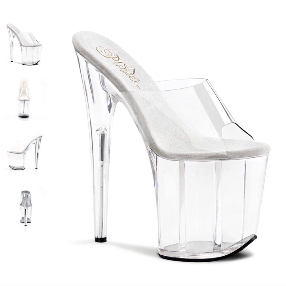 Pleaser Flamingo 801 Slides - Size 6